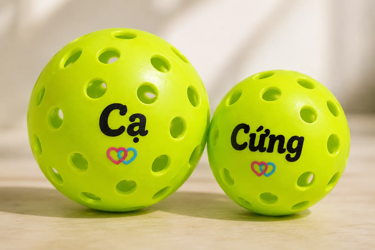Concept bóng cặp Pickleball My Partner