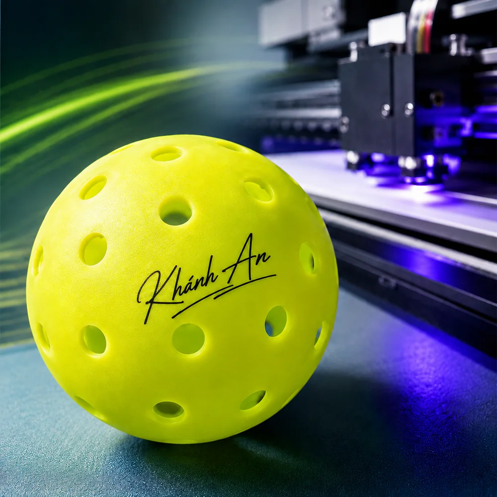 In cá nhân hóa bóng Pickleball 0Đ tại Hưng Kiên