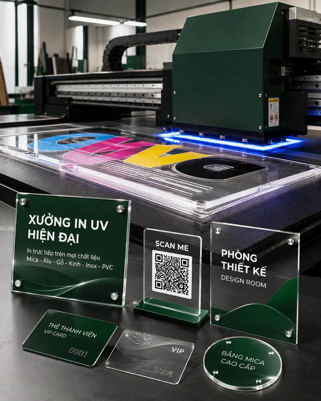 In UV và sản phẩm in Hưng Kiên