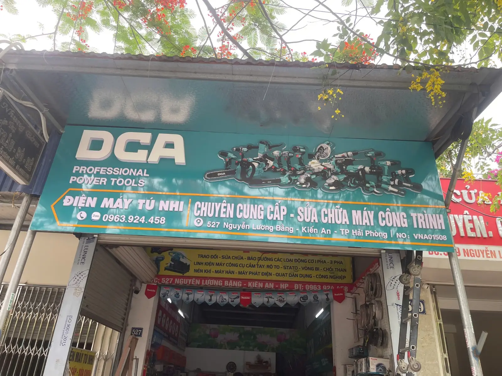 Cận cảnh biển DCA Điện Máy Tú Nhi