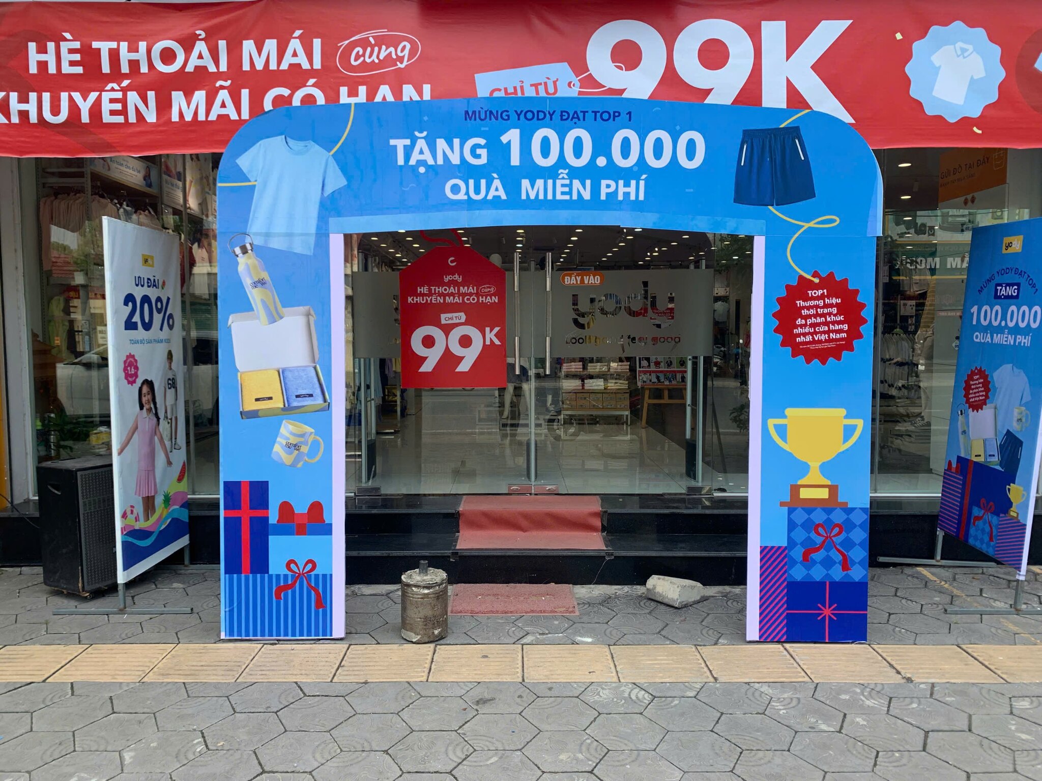 Cổng check-in chương trình khuyến mại YODY