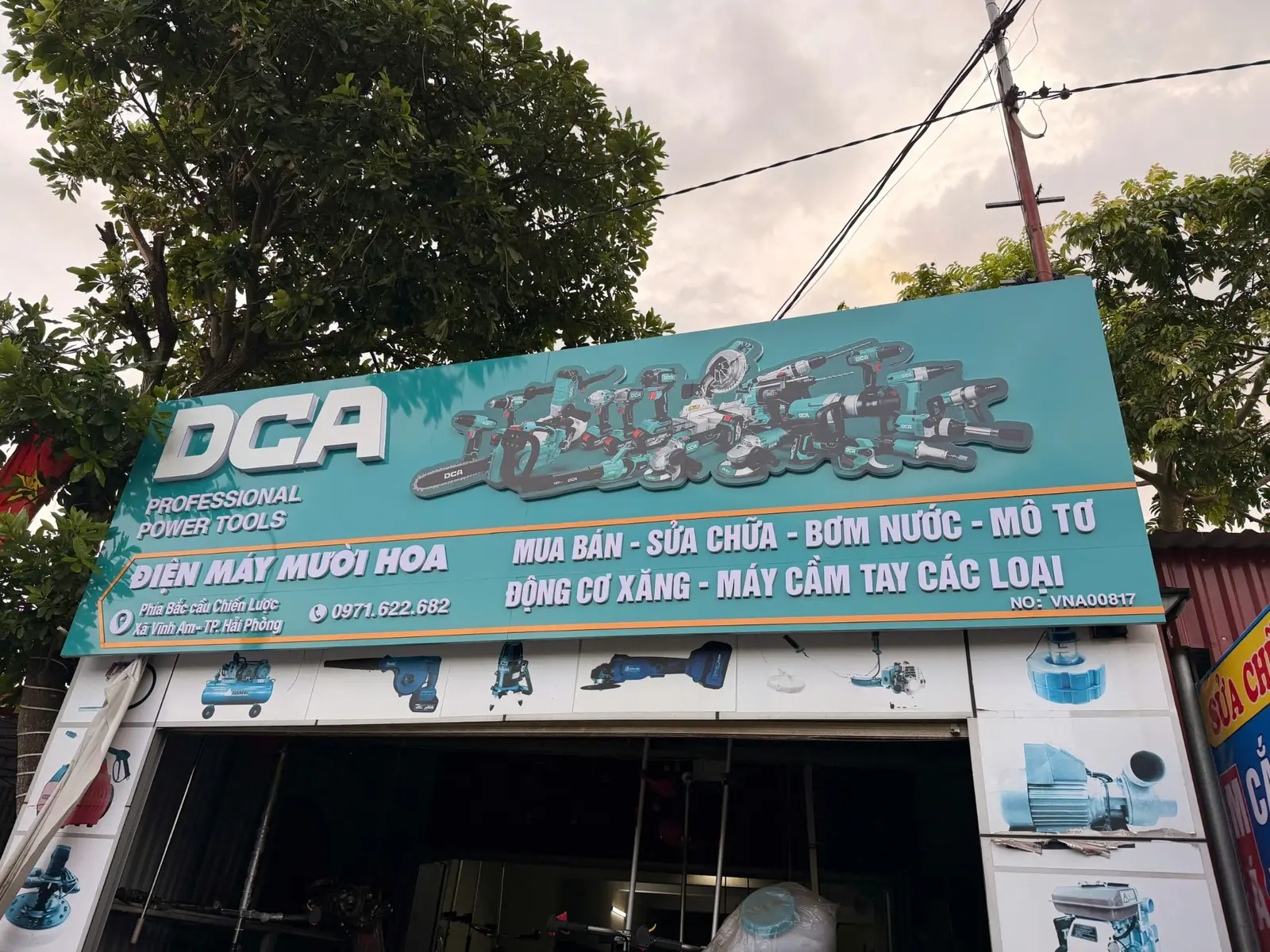 Hệ thống biển đại lý DCA Professional Power Tools tại Hải Phòng