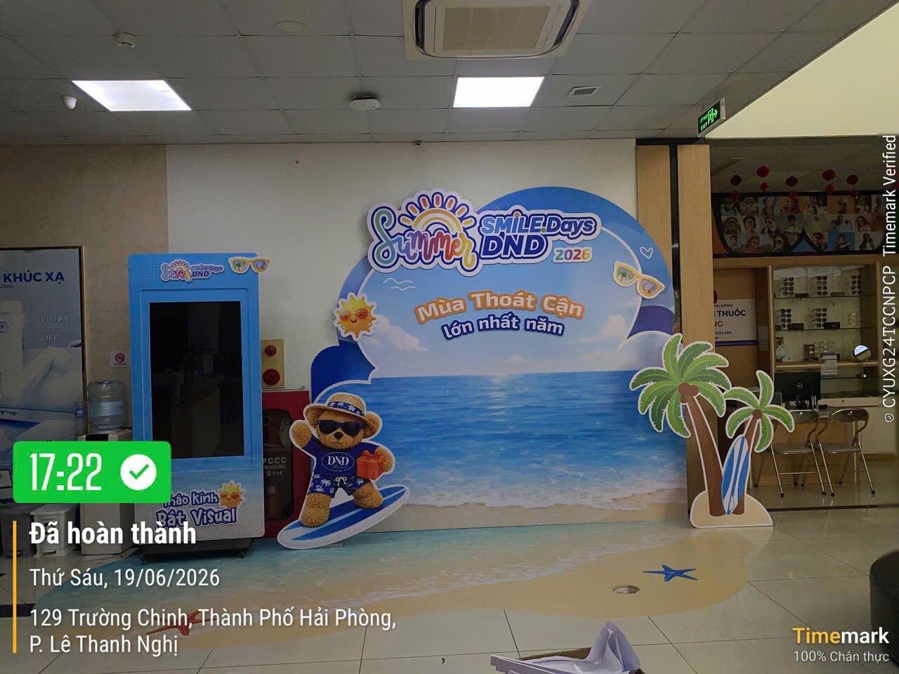 Tiểu cảnh check-in sự kiện mùa hè